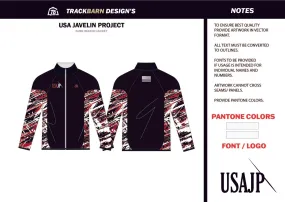 USA-Javeline-Project Womens Full Zip Jacket