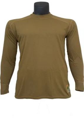 USMC FROG Coyote Base Layer Silk Weight Shirt- SURPLUS