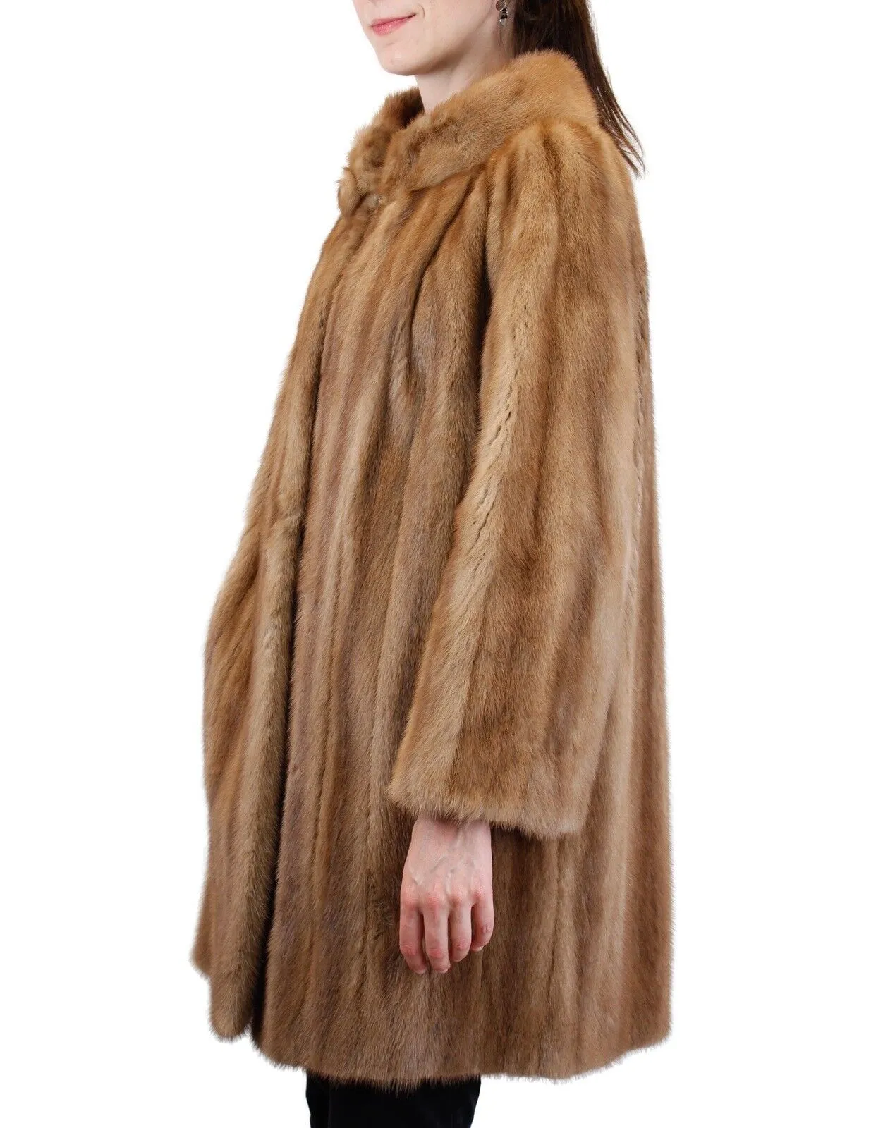 Vintage Pastel Mink Fur Coat -L/XL