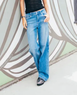 Women's High Rise Wide Leg Jeans