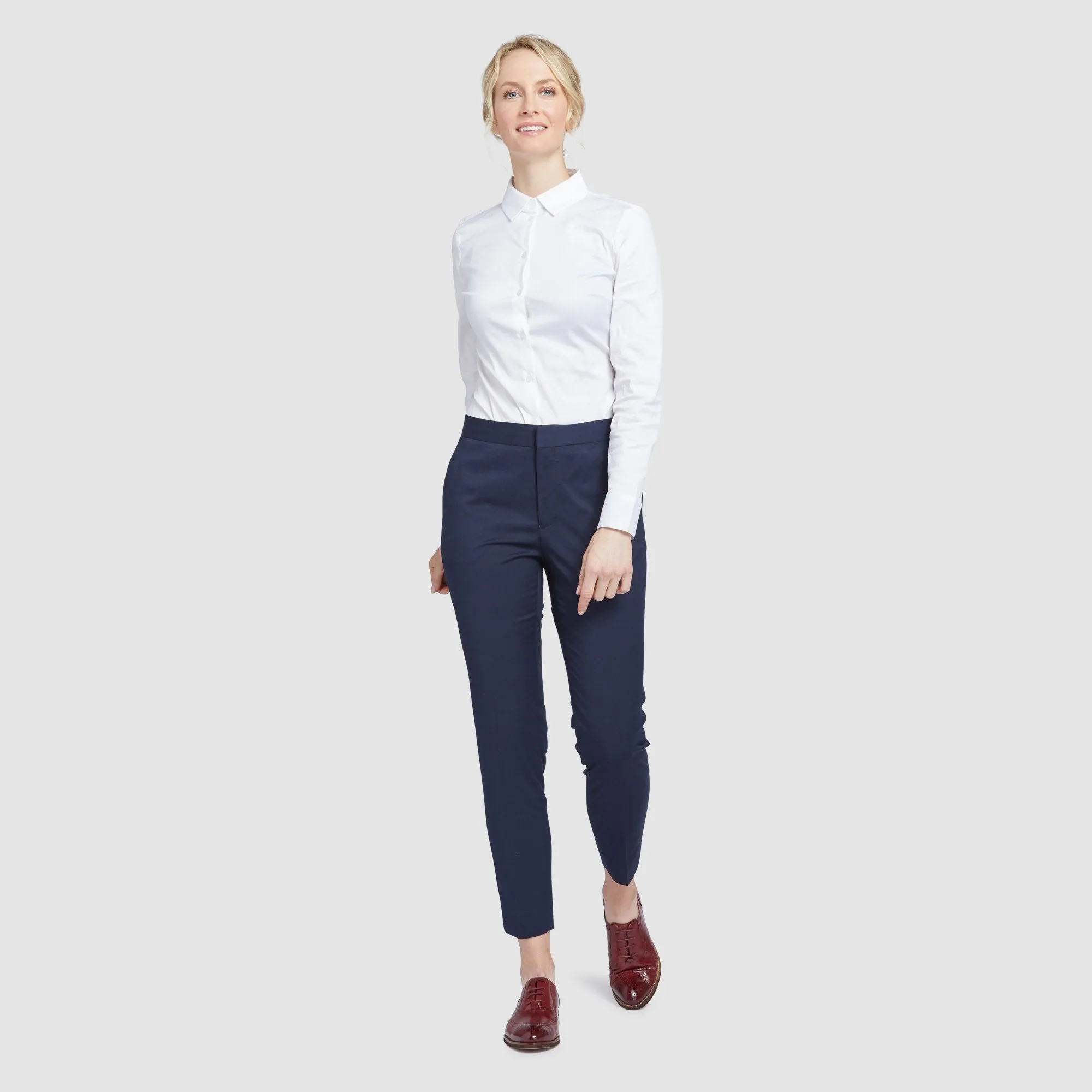 Women's Navy Blue Suit Pants