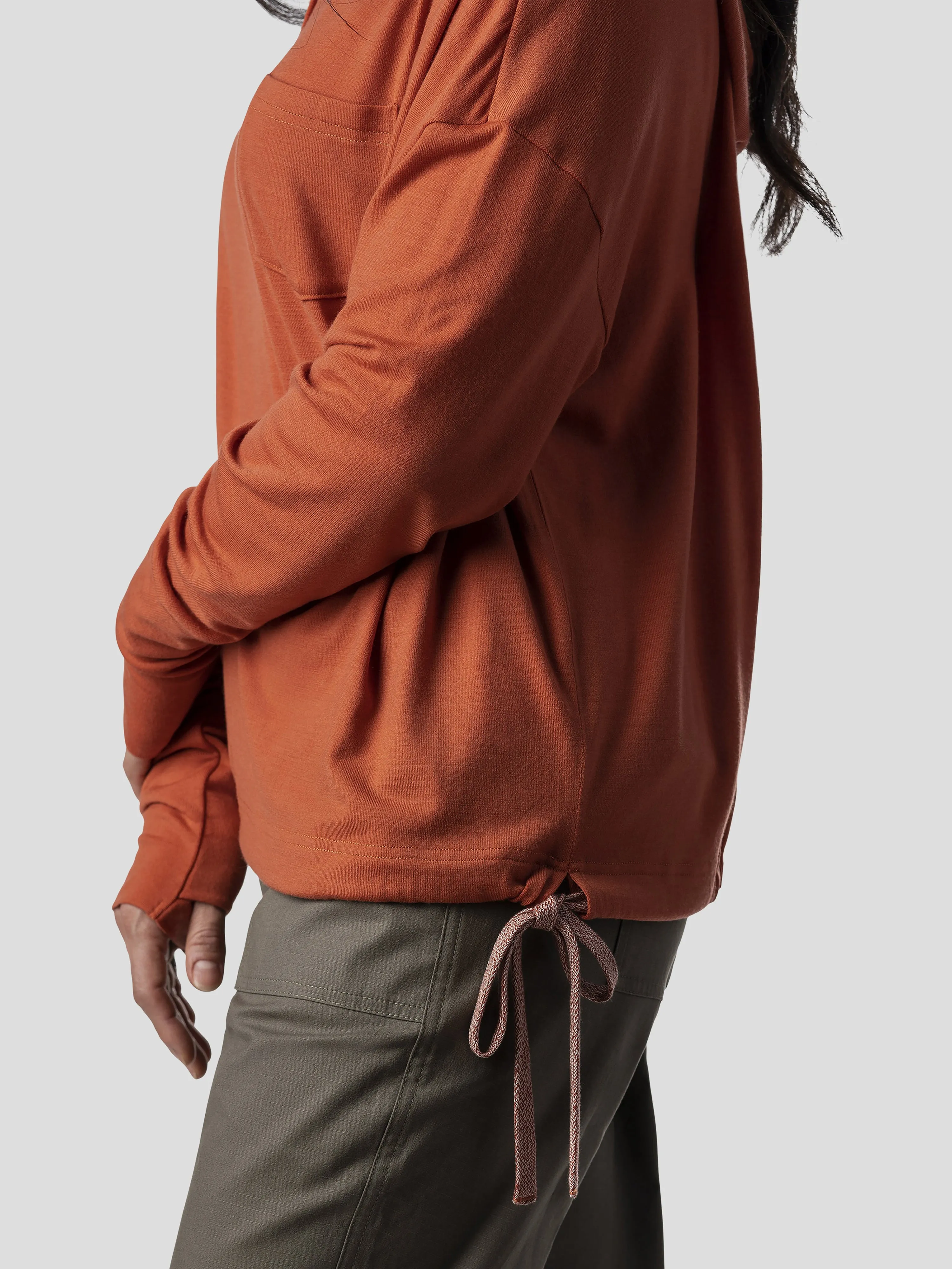 W's Mesa Merino Hoodie - Cinnamon Teal