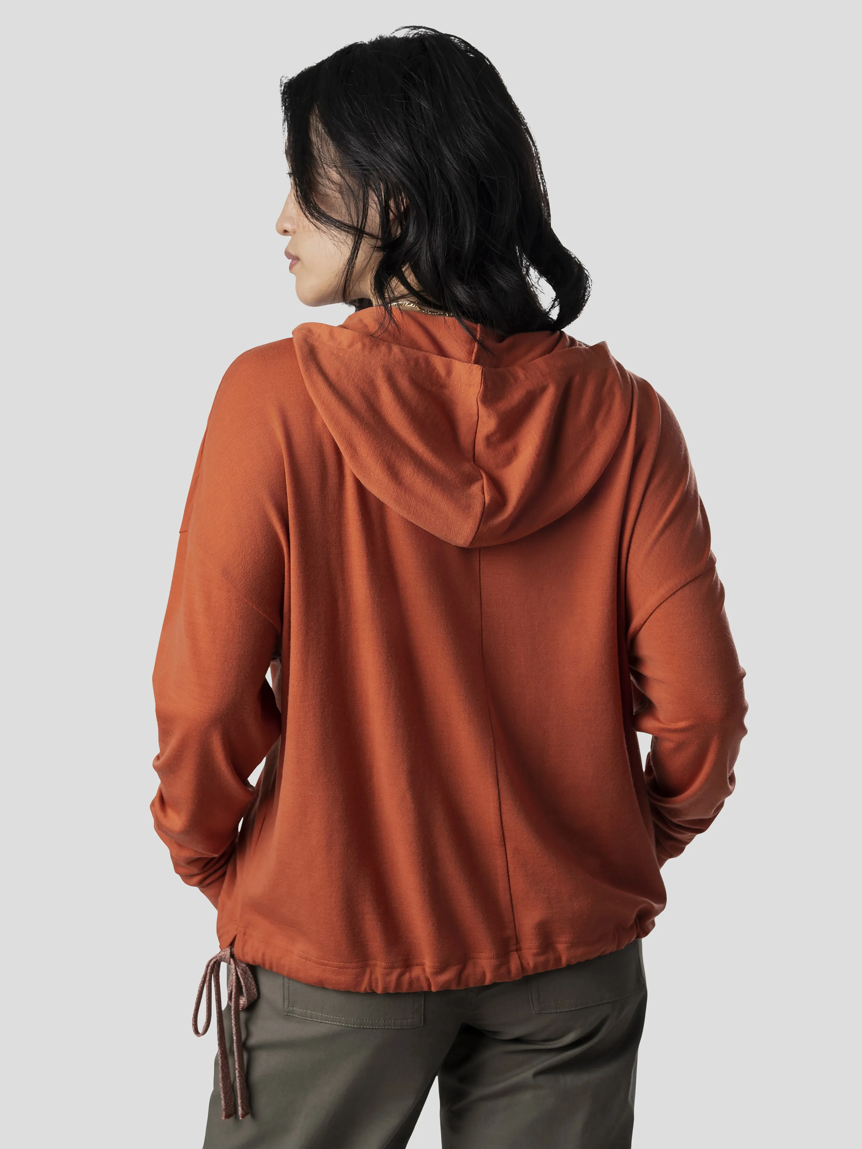 W's Mesa Merino Hoodie - Cinnamon Teal