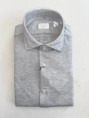 XACUS Grey Fish Bone Shirt