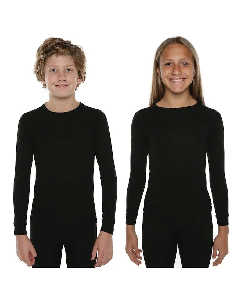 XTM Kids Thermal Long Sleeve Shirt | Black