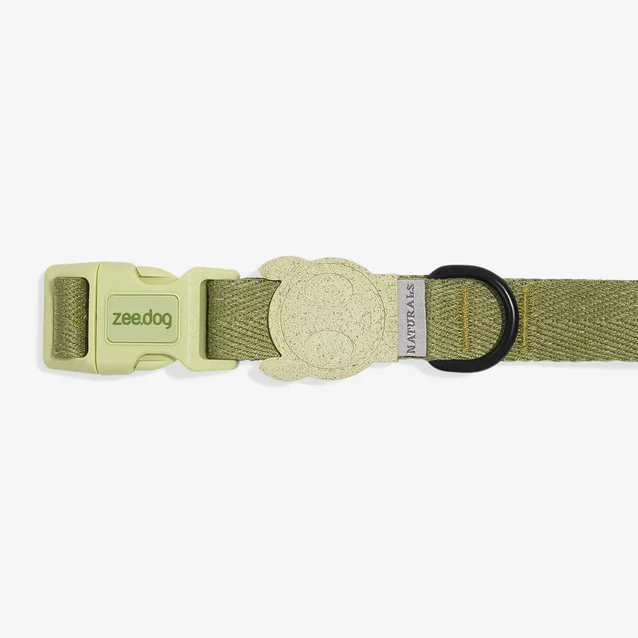 Zee.Dog Naturals Collection Dog Collar (Moss)